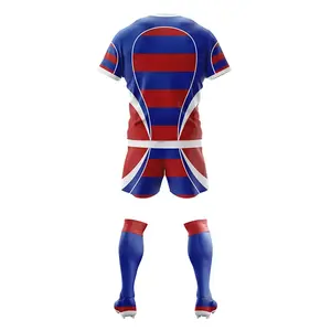 Maillots de rugby personnalisés en gros, dernier design, respirants, séchage rapide, antibactériens, 100% polyester, vêtements de sport, vêtements de football de rugby - Product Image 6