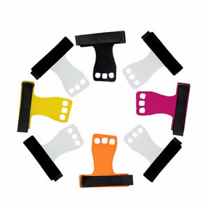 Empuñaduras de cuero para levantamiento de pesas, Protector de Palma, Calleras, Crossfit, gimnasio, agarre de gimnasia, transpirable, ligero, Unisex - Product Image 4