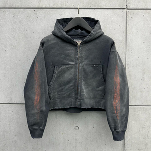 Sudadera con capucha de tela de punto para hombre, chándal informal transpirable con logotipo personalizado OEM, ropa deportiva de dos piezas - Product Image 4