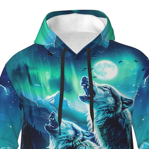 Sweats à capuche imprimés numériques entièrement sublimés pour hommes respirants Bases d'impression numérique pulls à capuche décontractés pour hommes - Product Image 5