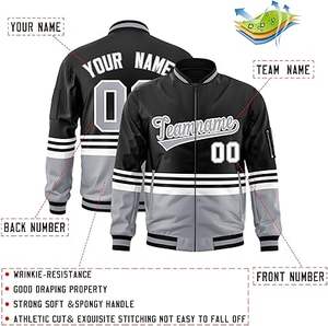 Prestige Unisexe Vintage Short Varsity Jacket Conceptions personnalisées Support en cuir polaire chauffant élevé Veste mince d'hiver Option de taille supérieure - Product Image 2