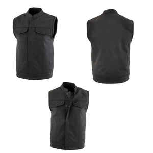 2025 personnalisé de haute qualité en cuir véritable motard moto gilet épais en cuir personnalisé moto gilet Auto course porter - Product Image 6