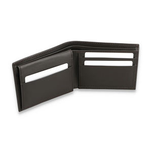 Wholesale High Quality Luxury <b>Men's</b> Genuine Leather Bifold Short Card Holder Custom Logo Multifunctional Slim <b>Wallet</b> RFID - Product Image 6