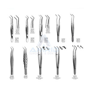 Pince chirurgicale incurvée en acier inoxydable de 15,5 cm pour sutures, pince dentaire manuelle pour maintenir les tissus - Product Image 2