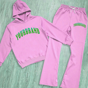 Customized Unisex Track Suit Custom Print Logo Private Label Sweat Suits Heavy <b>Weight</b> Sweat Pants and Hoodie Two Piece <b>Set</b> Men - Product Image 6
