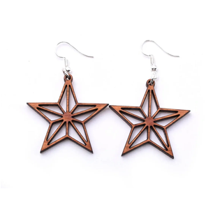 Pendientes colgantes de madera a la moda para mujer, pendientes de diseño, joyería para mujer, tamaño personalizado, producto de gran oferta - Product Image 4