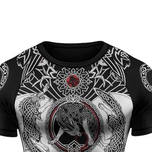 Short Sleeve Breathable Quick Dry BJJ <b>Rashguard</b> | Custom Logo Printing | MMA Training Wear - Product Image 3