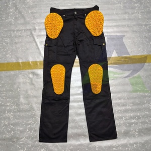 Alaf Industries กางเกงคาร์โก้สำหรับผู้ชาย, กางเกงยีนส์มีซับในป้องกันด้วย aramid กางเกงมอเตอร์ไซด์ขนาดพิเศษ - Product Image 1