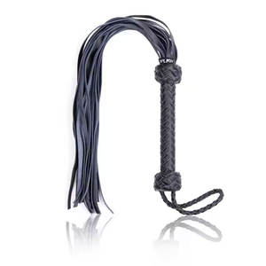 Fouet équestre de qualité supérieure en cuir de vachette véritable avec poignée en cuir Durable aide à l'entraînement professionnel Dressage - Product Image 1