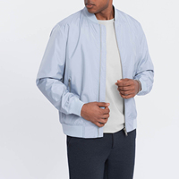 Veste bomber en toile personnalisée OEM 2025, logo personnalisé, polyester de haute qualité, légère, vente en gros, veste d'hiver pour homme