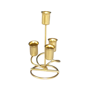 Top vente dernière conception gâteau stand candélabre moderne bougeoir en métal fabricant et exportateurs - Product Image 5