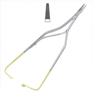 Pince porte-aiguilles en bois pour bébé, 6 pouces, en acier inoxydable, outil chirurgical manuel, certifiée CE, Astrin Surgical - Product Image 3