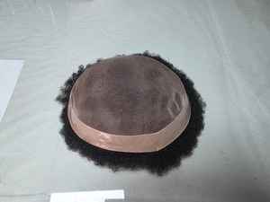 Prótesis Capilar Afro Taz con Base Mono para Hombre - Negro Africano Bangladesí - Product Image 6