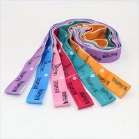 Sangle d'étirement élastique pour le yoga et la danse, sangle d'étirement avec boucles, sangle de traction pour l'exercice, bande de résistance pour le yoga