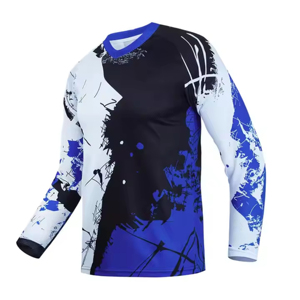 Maillot de course coupe-vent confortable Polyester Auto Racing Wear Vente en gros Maillot de course de motocross à manches longues pour hommes - Product Image 3