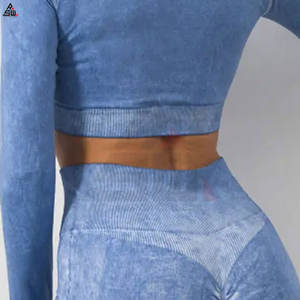 Leggings de Invierno para Mujer, Servicio OEM, Fabricante, Ropa de Yoga Personalizada, Transpirable, de Fibra de Bambú, hasta la Rodilla, Profesional - Product Image 2