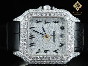 Reloj de Pulsera para Hombre con Diamantes de Moissanita, Correa de Acero Inoxidable, Movimiento Japonés, Estilo Hip Hop, Cierre de Brazalete, Gran Venta - Product Image 3