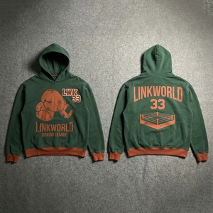 Sweat-shirts d'hiver surdimensionnés pour hommes, personnalisés, effet vieilli, délavés à l'acide, vintage, épais, imprimés numériquement, service OEM - Product Image 1