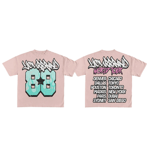 Ropa informal, camisetas en blanco, cuello redondo, Media manga, algodón pesado, Camiseta de felpa francesa, serigrafía personalizada, ajuste cómodo - Product Image 1