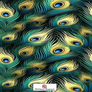 Tissu en coton africain imprimé à la cire et Ankara Style zambien Motifs bicolores classiques Idéal pour la couture, le matelassage et la tapisserie d'ameublement - Product Image 6