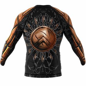 Academy Long Sleeve Rashguard Cómodo y duradero BJJ Rash Guard Flexible Rash Guard para Grappling - Product Image 4