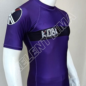 Camiseta personalizada Bjj Rashguard Hombres Rashguard Pantalones cortos Manga Regular-Fit Compresión Rash Guard - Product Image 2