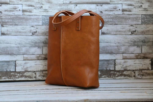 Bolso de mano personalizado de fabricante al por mayor para mujer bolso de compras informal de cuero estilo vintage - Product Image 5