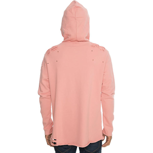 Sweat à capuche épais personnalisable 500gms pour hommes Logo OEM Broderie personnalisée Polaire Anti-rétrécissement Washed Hoodies - Product Image 3