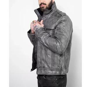 Productos Más Vendidos 2026, Chaqueta de Cuero para Hombre de Manga Larga, Chaqueta de Invierno de Cuero para Hombre de Alta Calidad y Estilo - Product Image 5