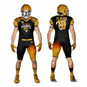 Camiseta de fútbol americano sublimación personalizada camiseta de fútbol impresa sublimación para equipos uniformes de fútbol americano al por mayor - Product Image 3