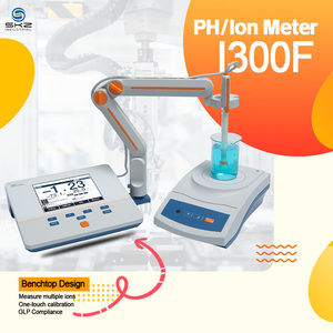pH-mètre/<span class=keywords><strong>ISE</strong></span>-mètre de paillasse I300F, électrode sélective pour les ions, haute précision, stockage de données 500 ensembles, écran LCD 5,7 pouces, pour analyse de laboratoire - Product Image 3