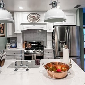 Cacerola de cobre con asas de bronce - Product Image 4