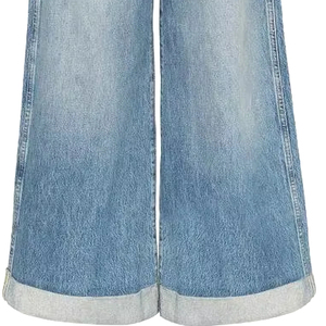 High Quality Women Pants and <b>Trousers</b> Blue <b>Denim</b> Slim Fit Vintage Casual Fashion Whole Sales - Product Image 1