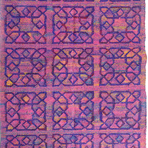 พรมอินเดียแบบถักด้วยมือพรมคอตตอนปรับแต่งได้สำหรับตกแต่งรถบ้านแบบนามธรรมซักได้ลายอธิษฐานอินเดีย - Product Image 1