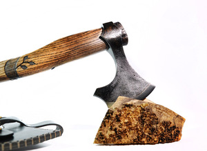 SCL Customized Outdoor Carbon Steel Viking <b>Axe</b> High Quality New Design with <b>Axe</b> Head for Sale - Product Image 6