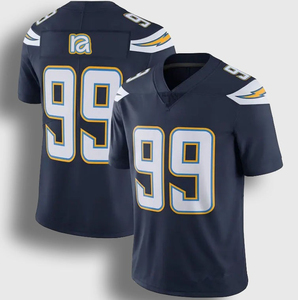 <b>Cheap</b> Wholesale American <b>Football</b> Jerseys Breathable Printed Short Sleeves Set Style for Clubs - Product Image 4