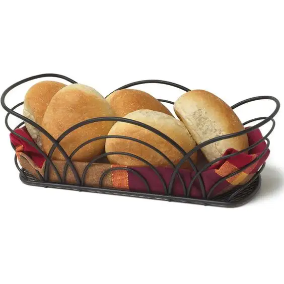 Beste Qualität klassisches Design Korb für Brötchen Rolle Muffin Gebäck gute Aufbewahrung traditioneller Stil Lebensmittelhalter zum Großhandelspreis