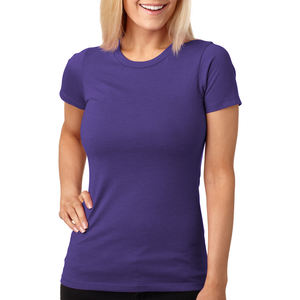 T-shirts ajustés pour femmes-T-shirts ajustés Next Level 6760 T-shirts en coton pour femmes Tri-blend Ladies Boyfriend - Product Image 4