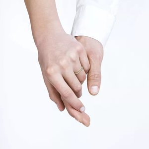 Classic Design <b>Couple</b> <b>Ring</b> Solid 925 Sterling Silver Gold Plated Women Eternity Band Engagement <b>Ring</b> Cubic Zircon Prong Setting - Product Image 4