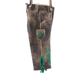 กางเกงขาสั้นสไตล์บาวาเรีย lederhosen สำหรับผู้ใหญ่กางเกงขาสั้นระบายอากาศได้ดีสไตล์ไม่เหมือนใคร - Product Image 6