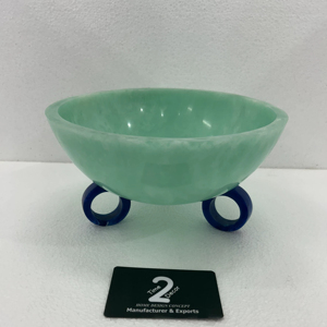 Tazón de resina de lujo, calidad estándar personalizada para el hogar, hotel, restaurante, precio de fábrica por proveedor de India, tazón - Product Image 1