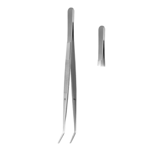 Pinzas de tejido de vendaje profesional, pinzas dentales en ángulo, pinzas Semken, juego dental alemán de acero inoxidable, instrumentos quirúrgicos - Product Image 3