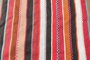 Échantillon gratuit de tapis Dhurrie en coton indien écologique faits à la main pour le salon et la chambre à coucher - Product Image 5