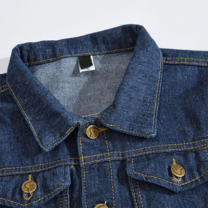 2025 Denim veste hommes automne hiver décontracté à manches longues col rabattu solide Denim veste manteau jean - Product Image 2