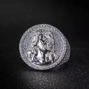 VVS Moissanite แหวนสเตอร์ลิง925แหวนชุบโรสโกลด์รูปหัวใจสำหรับผู้ชายและผู้หญิง-บัตรผ่านการทดสอบเพชร - Product Image 3