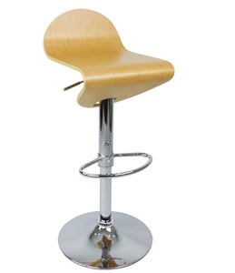 Unique Design Modern Eco-Friendly Metal Frame Wooden Seat Comfortable Bar <b>Stool</b> for Commercial Use in Hotels and Restaurants - Product Image 2