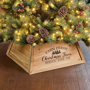 Falda para Árbol de Navidad de Madera Natural al por Mayor, Estilo Rústico, Producto Nuevo de Fábrica en Vietnam, Decoración - Product Image 5
