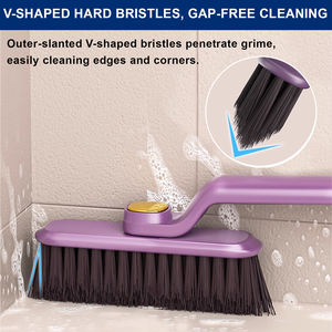 <span class=keywords><strong>Brosse</strong></span> de Nettoyage <span class=keywords><strong>Rotative</strong></span> Multifonction 2-en-1 pour Salle de Bain Fenêtre Mur <span class=keywords><strong>Sol</strong></span> Fente Poils Durs Solution économique - Product Image 5