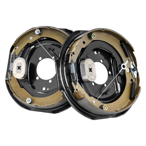 Ensemble de freins électriques pour remorque, 12" x 2", 1 paire de freins électriques auto-ajustables pour essieu de 7000 lb, fixation à 5 trous - Product Image 1