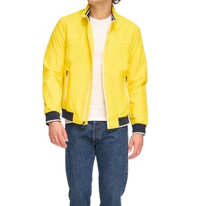 Chaqueta de cuero universitaria informal de talla grande para hombre, diseño acanalado de bloque de Color de invierno con bordado de chenilla, servicio OEM de otoño - Product Image 3